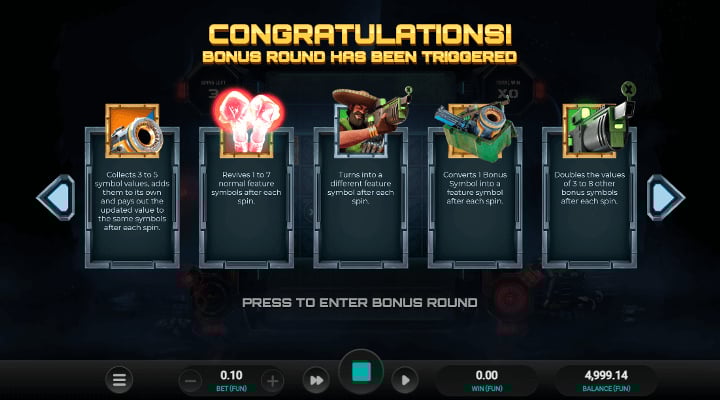 Money Train 4 slot bonus round triggered